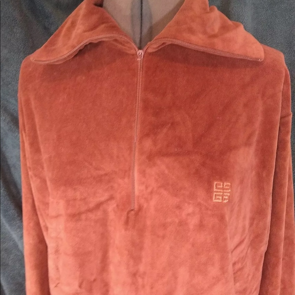 Givenchy Half zip orange copper sweater
